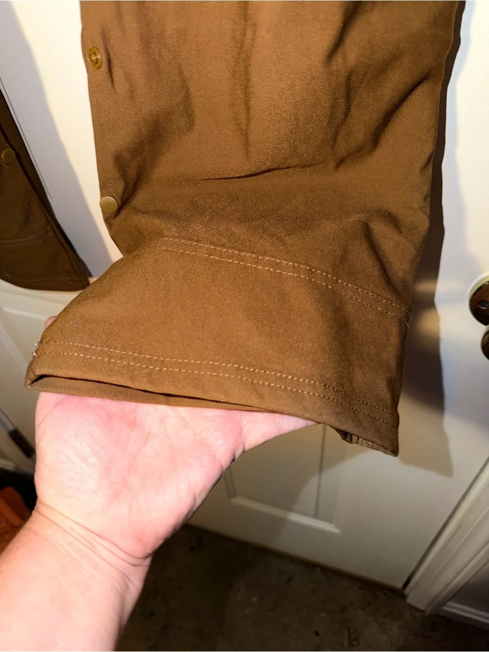 Prana Men's Brown Chinos with Drawstring Waist